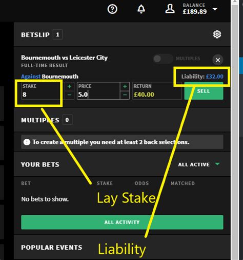 betting exchange liability.